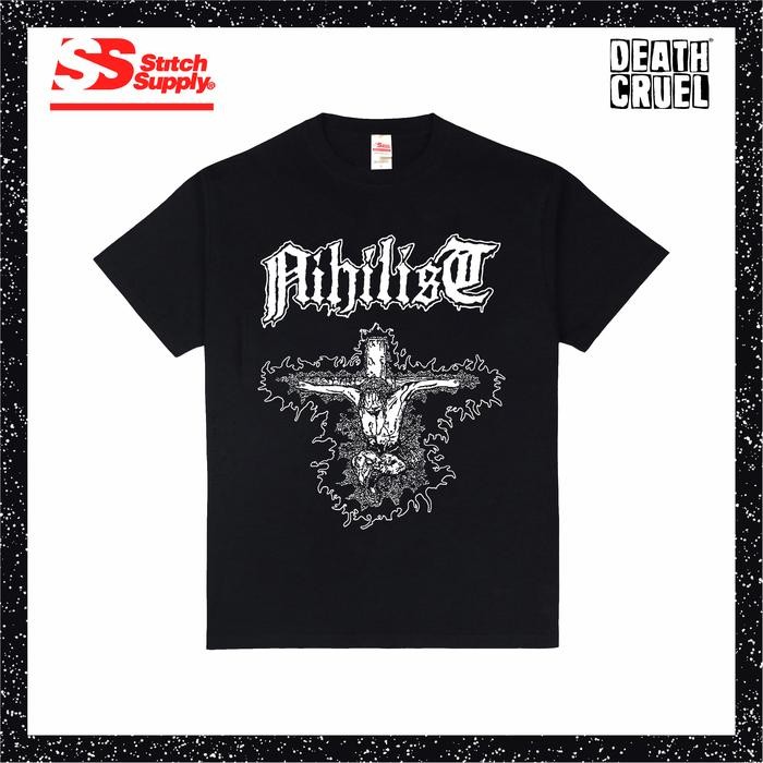 (COD) NIHILIST - Sickness T-shirt Kaos Band Cotton Stitch Supply Heavy - M