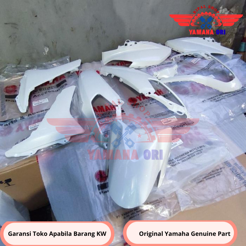 FULL SET BODY HALUS NMAX N MAX OLD 2016-2019 PUTIH ORIGINAL YAMAHA
