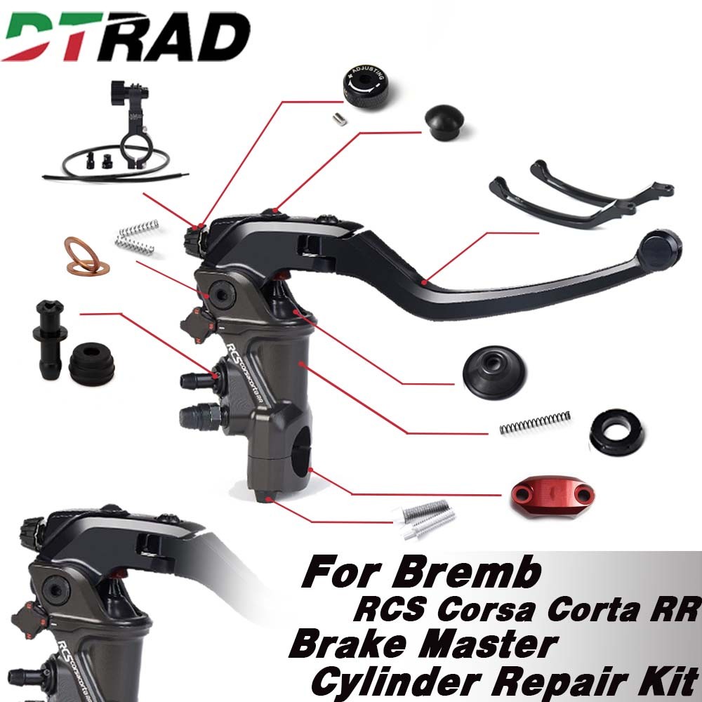 RCS 19 Corsa Corta RR Front Brake Pump Master Radial Brake Piston Plunger Repair Kit For Bremb Cylin