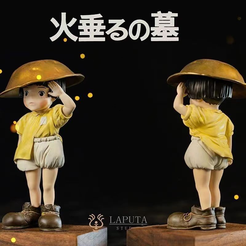Hayao Miyazaki's anime character Setsuko of the Grave of the Fireflies figure model cute doll statue