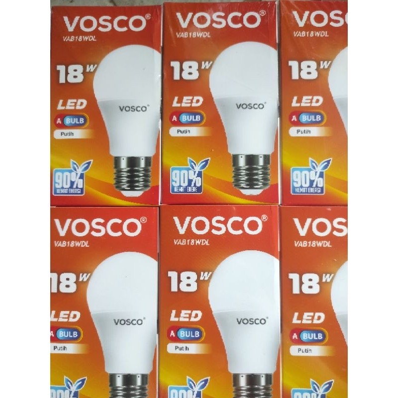 LAMPU LED VOSCO LED A BULB 18WATT BOHLAM LED VOSCO A BULB 18WATT