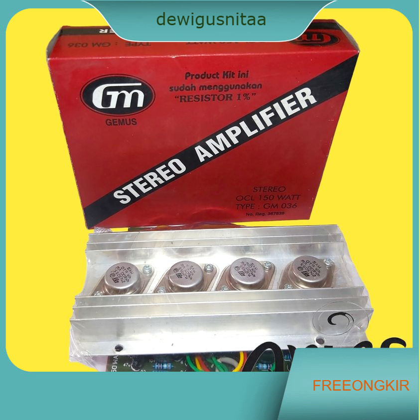 KIT STEREO AMPLIFIER GM 036