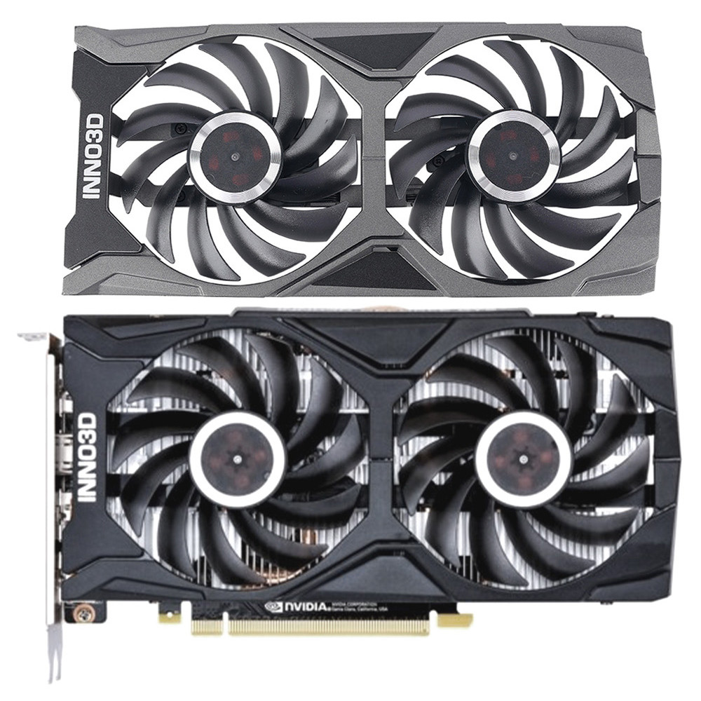 For INNO3D GeForce GTX1660 RTX2060 SUPER Twin X2 OC Video Card Fan with Case 85MM GTX1660 RTX2060 Gr