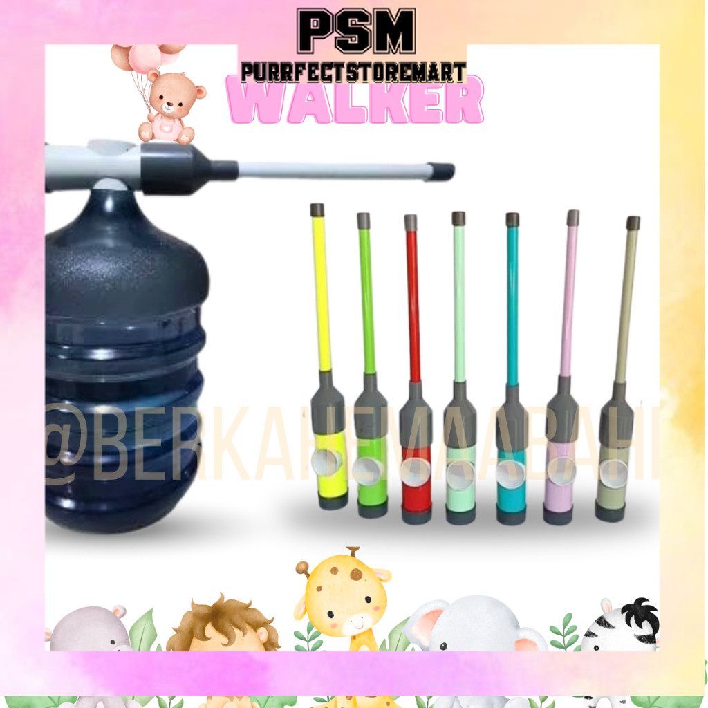 Baby walker paralon pvc / Push walker Paralon / Alat jalan anak bayi dorong / Walking assistant