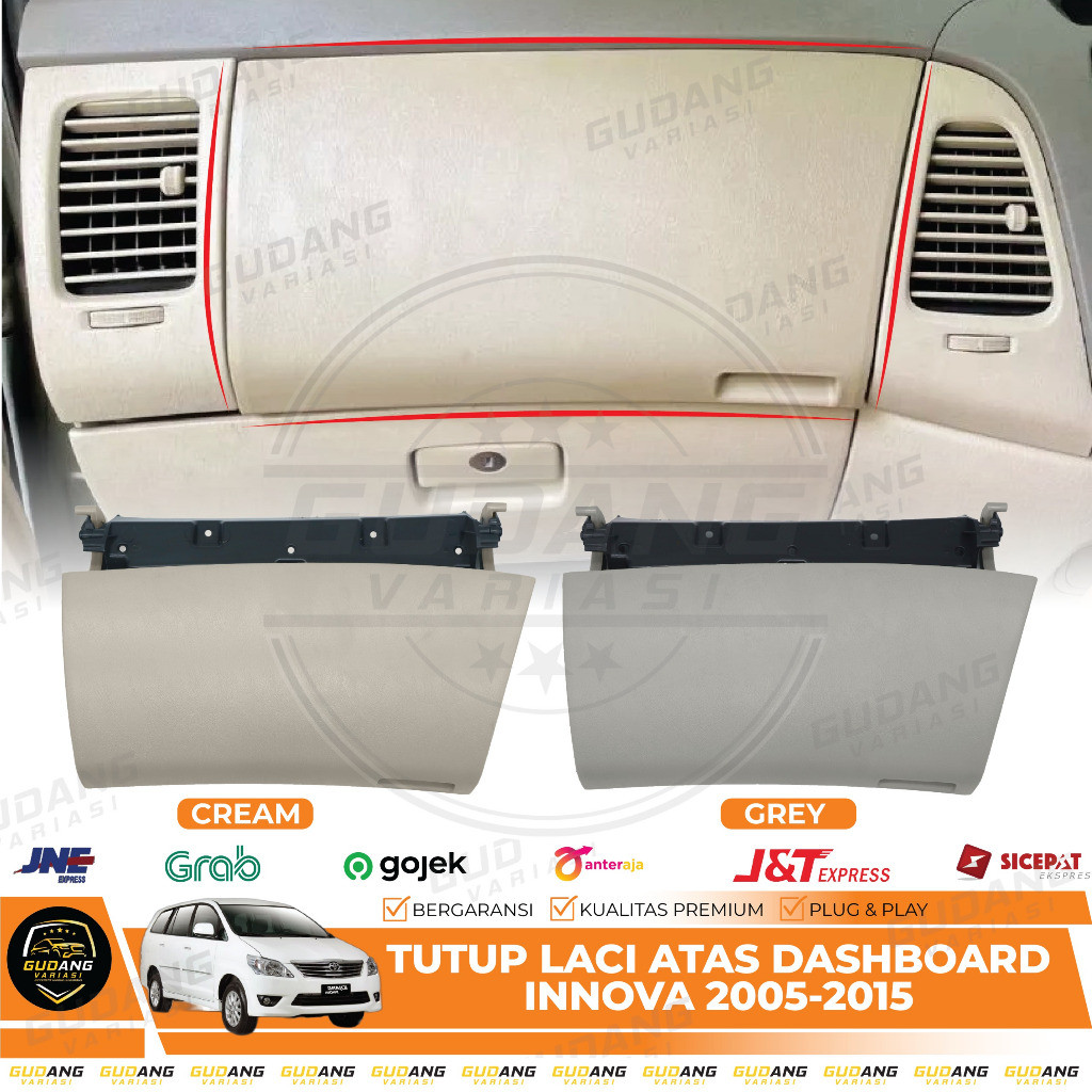 Tutup Laci Dashboard Tengah Innova 2005 - 2015