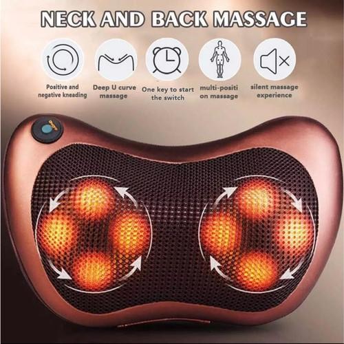 PROMO  BANTAL PIJAT LEHER 8 BOLA UNTUK DI MOBIL DAN RUMAH BERKUALITAS - BANTAL PIJAT