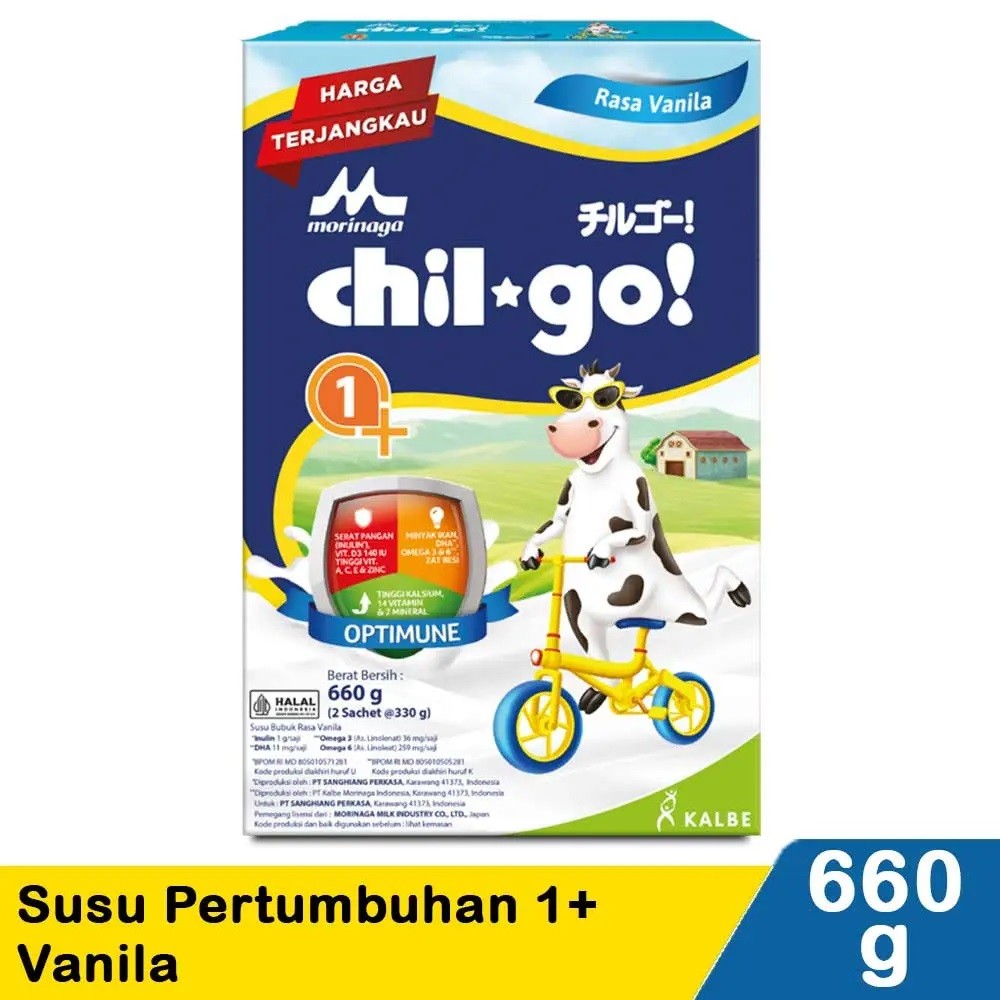 CHILGO 1+ SUSU PERTUMBUHAN VANILA 660g