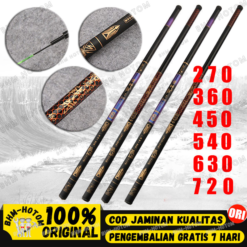 Joran Tegek Termurah Joran Carbon Medium Hard Pancing Tegek Pancing Joran Tegek Batik Carbon Medium 