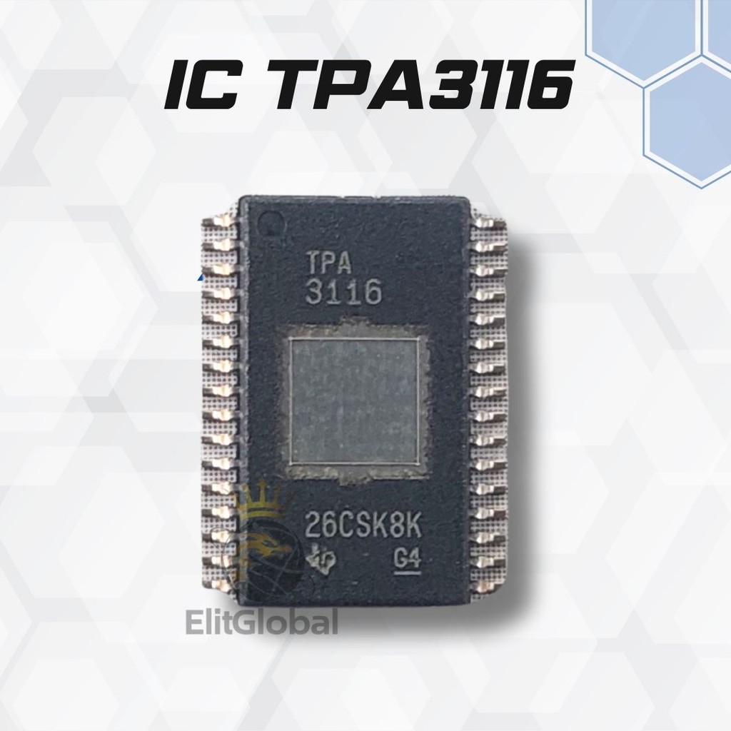 IC TPA3116 Class D Amplifier IC untuk Home Theater dan Car Audio