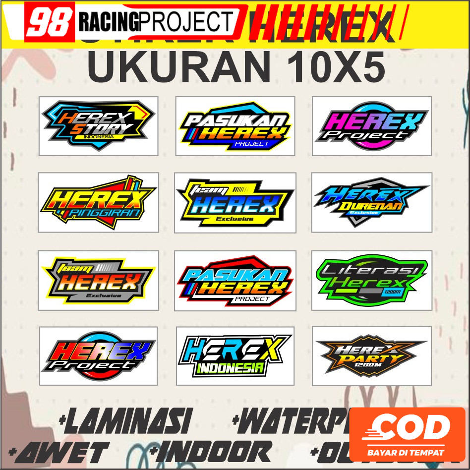 Stiker Herex Stiker Motor Racing - Stiker Bengkel Lengkap Terbaru Herex Story Herex Pasukan