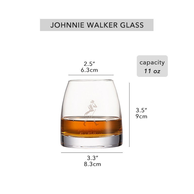 Macallan Whiskey Glasses, Set of 2 - Ice ball-ready 11oz Glass, Perfect for Scot, Cocktails, Rum, Vo
