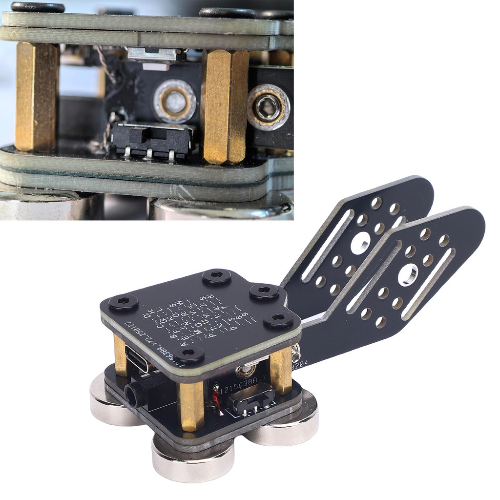 CW Keyer Automatic Trainer PCB 4 Nd Magnet Bases Double Paddle Automatic Morse  Key Double Paddle Mo