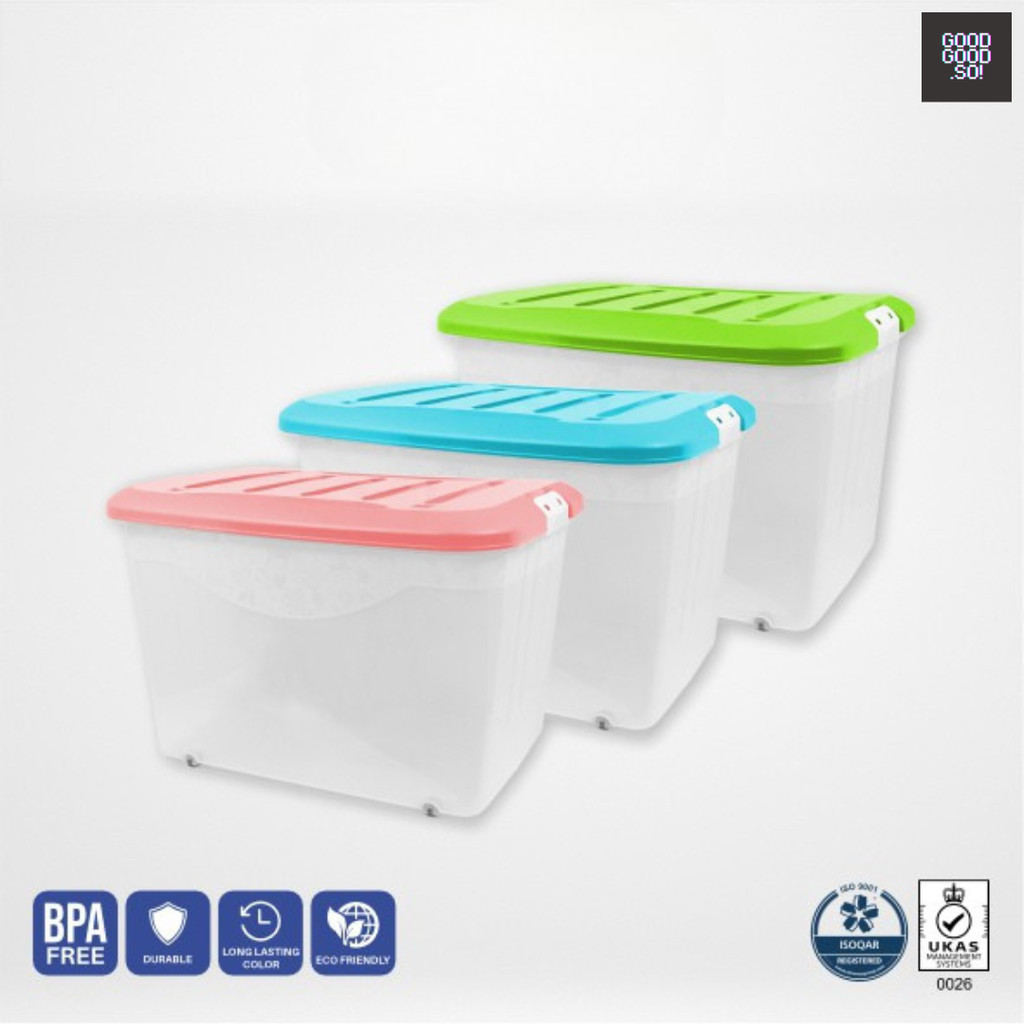 BOX CONTAINER MARVEL 130 LITER / BOX CONTAINER RODA / BOX PENYIMPANAN BESAR 130 LITER