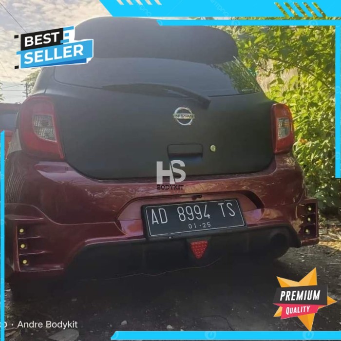 bodykit nisan march facelite bodykit march