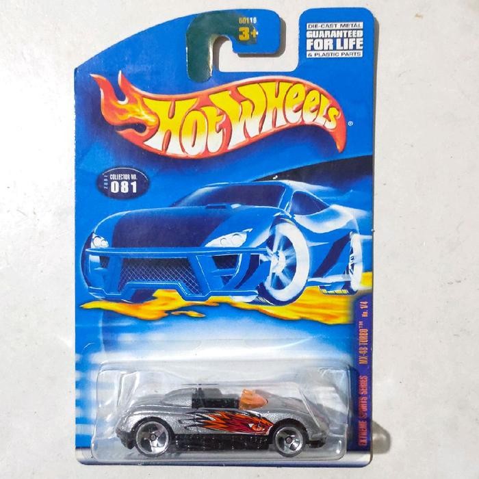 Hotwheels Hot Wheels MX48 MX 48 Turbo silver 2001 Extreme Sports Series