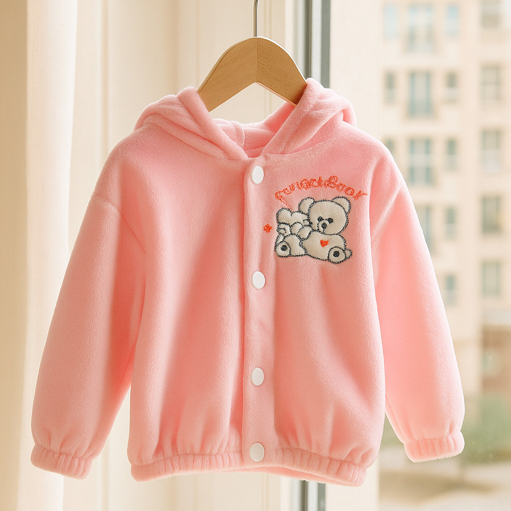 Jaket Bayi Perempuan Premium – Bahan Halus & Hangat | lunavia