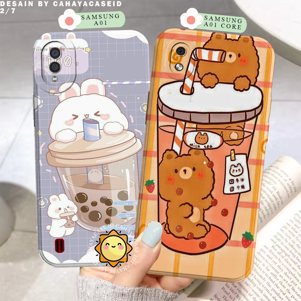 Samsung A01 / Samsung A01 Core - Case Karakter - Silikon Tpu - Mika Case