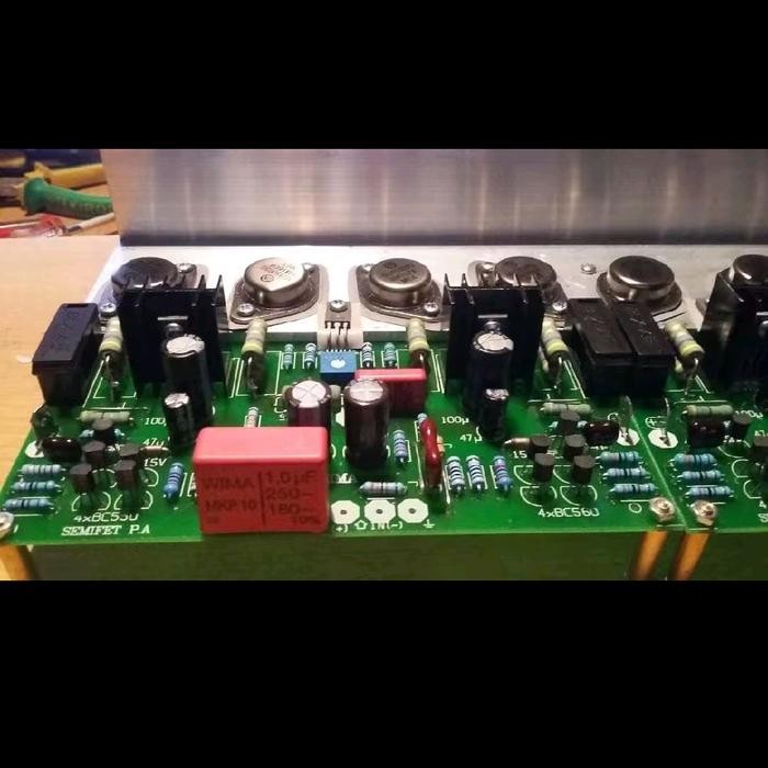 LEW99 PCB Power Ampli BLAZER Mono Final Jengkol Series bahan fiber