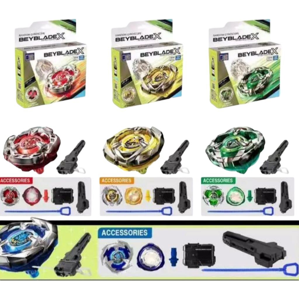 Mainan Gangsing X Random Gyroscope Combat