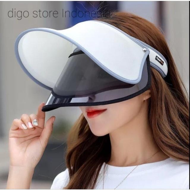 Accesories Sport~[ DISKON ]wanwan_ mall TOPI ANTI UV TOPI PANTAI TOPI GOLF TOPI TENNIS DOUBLE PET - 