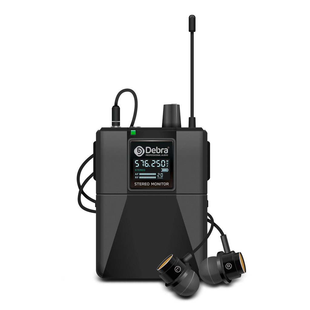 Debra Audio Receiver for ST-102 Stereo Wireless In-Ear Monitor System for Professional Stage recordi