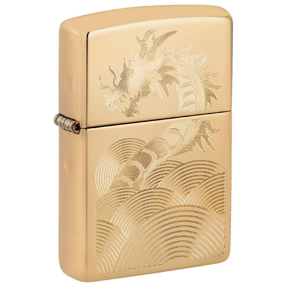 Zippo Golden Dragon Design 46822