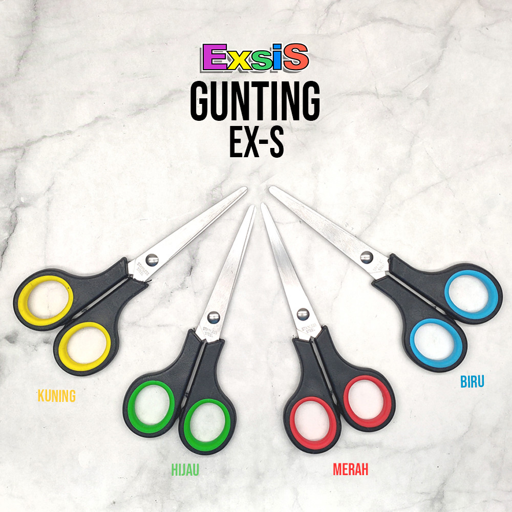 Gunting / 1pc Gunting HITAM / Gunting EX-S EX-M EX-L HITAM EXSIS
