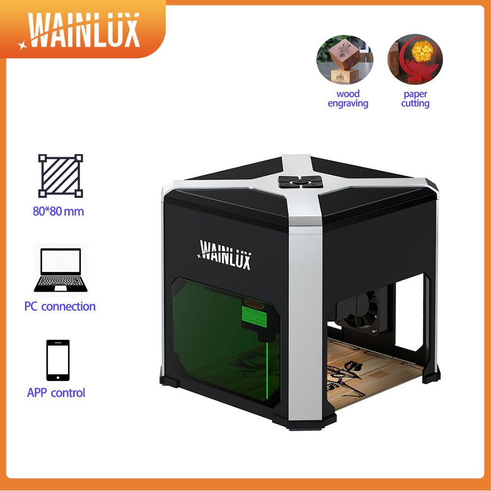 Wainlux K6 Bluetooth Laser Engraver Printer Portable Mini Laser Engraving Cutting 80*80mm CNC Machin
