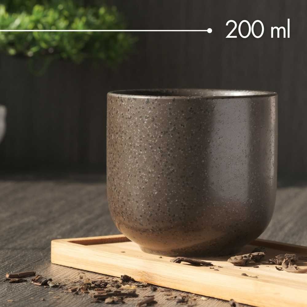 Gelas Keramik Kopi Teh Japanese Style 200ml - Mug Keramik Minimalis Tahan Panas Estetik