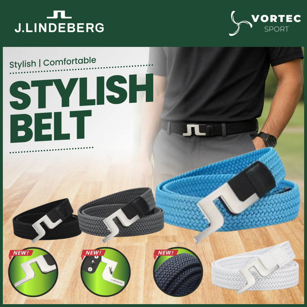 JL Golf Belts Elastic Men Women Sports - Tali Ikat Pinggang Gesper Sabuk
