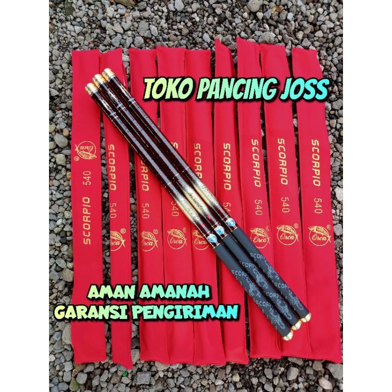 Joran Tegek Kaku Ringan Kuat ORCA SCORPIO 360 450 540
