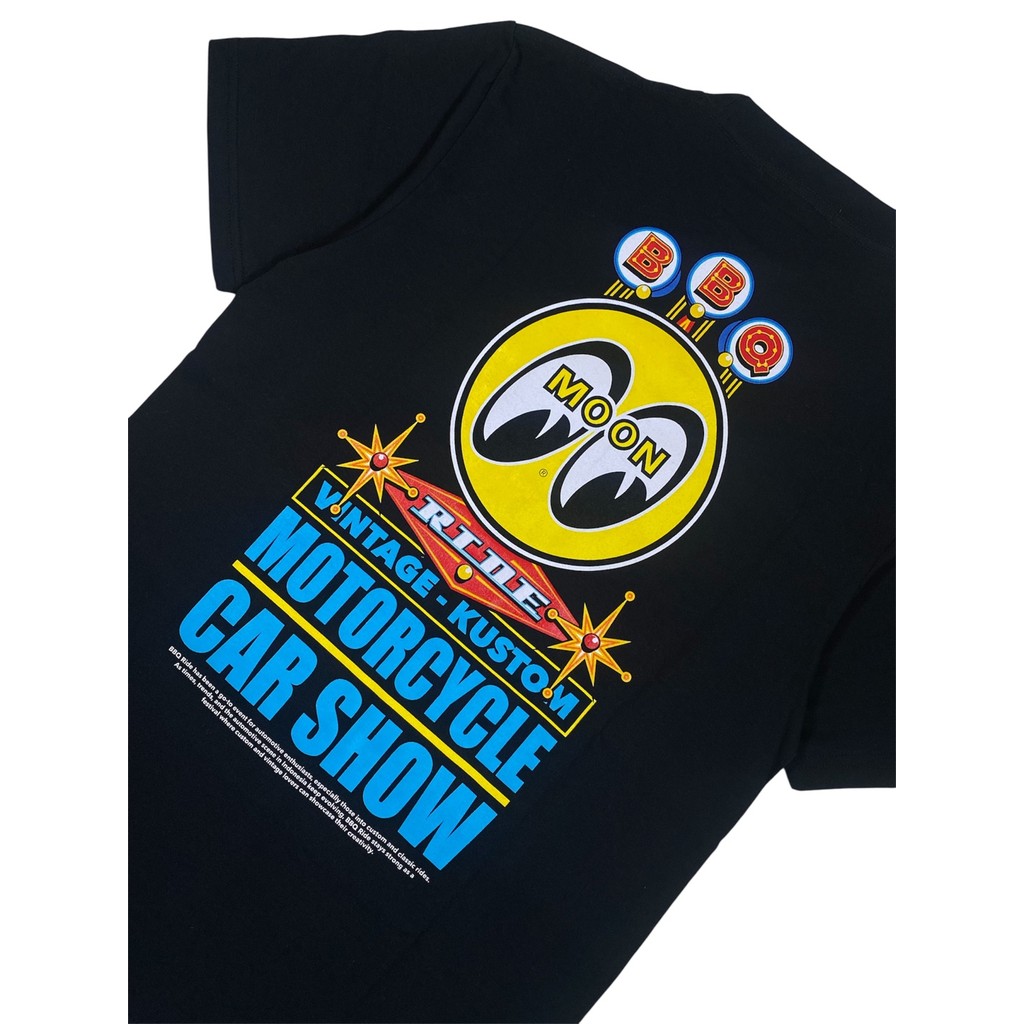 BBQ RIDE 2026 X MOON Tshirt - Black