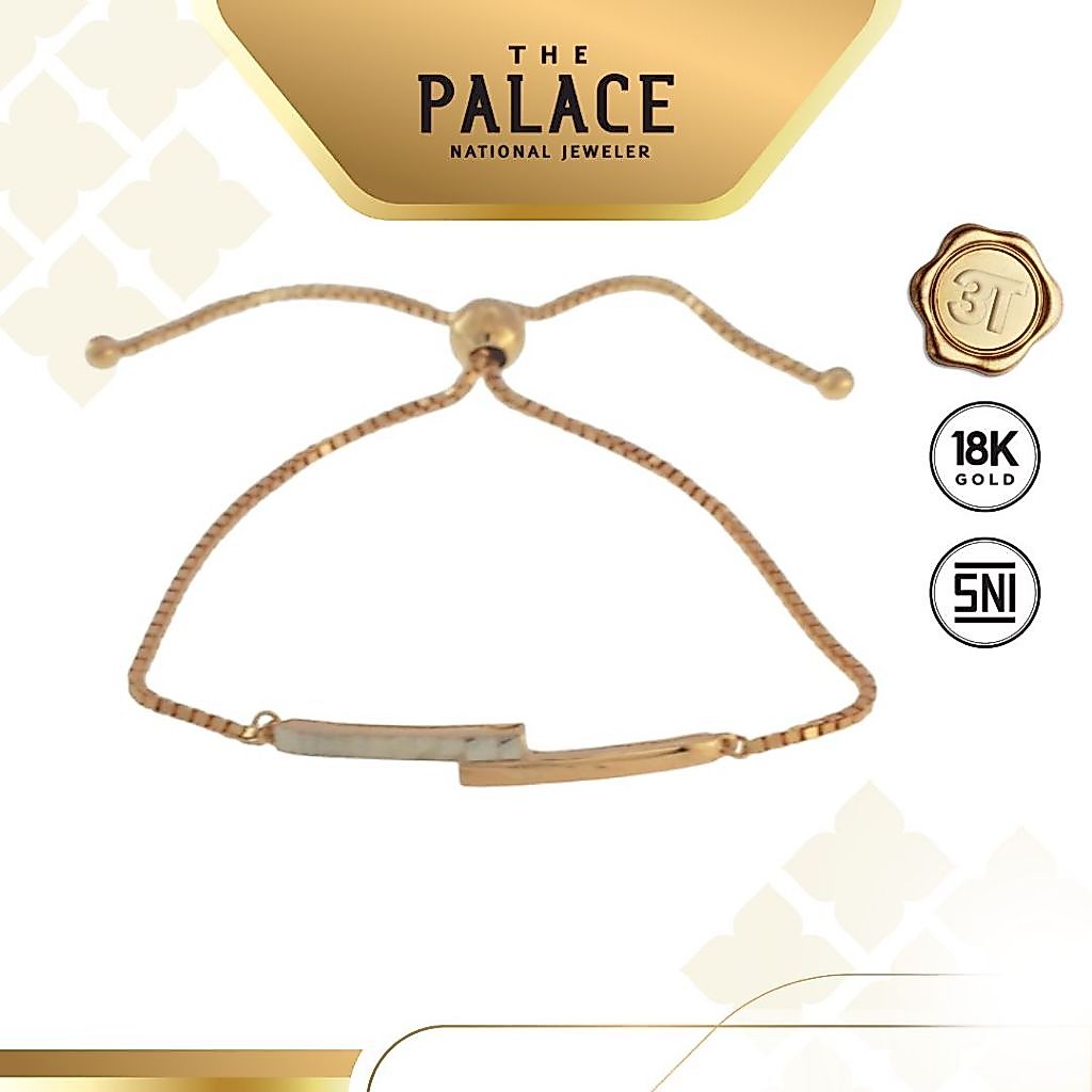 The Palace Adjustable Name Bar Bracelet / Gelang Wanita