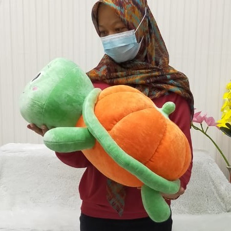 Trend Promo Terlaris =[Mainan] Boneka Kura Kura Labu /boneka turtle/boneka animal/Boneka Kura Kura J