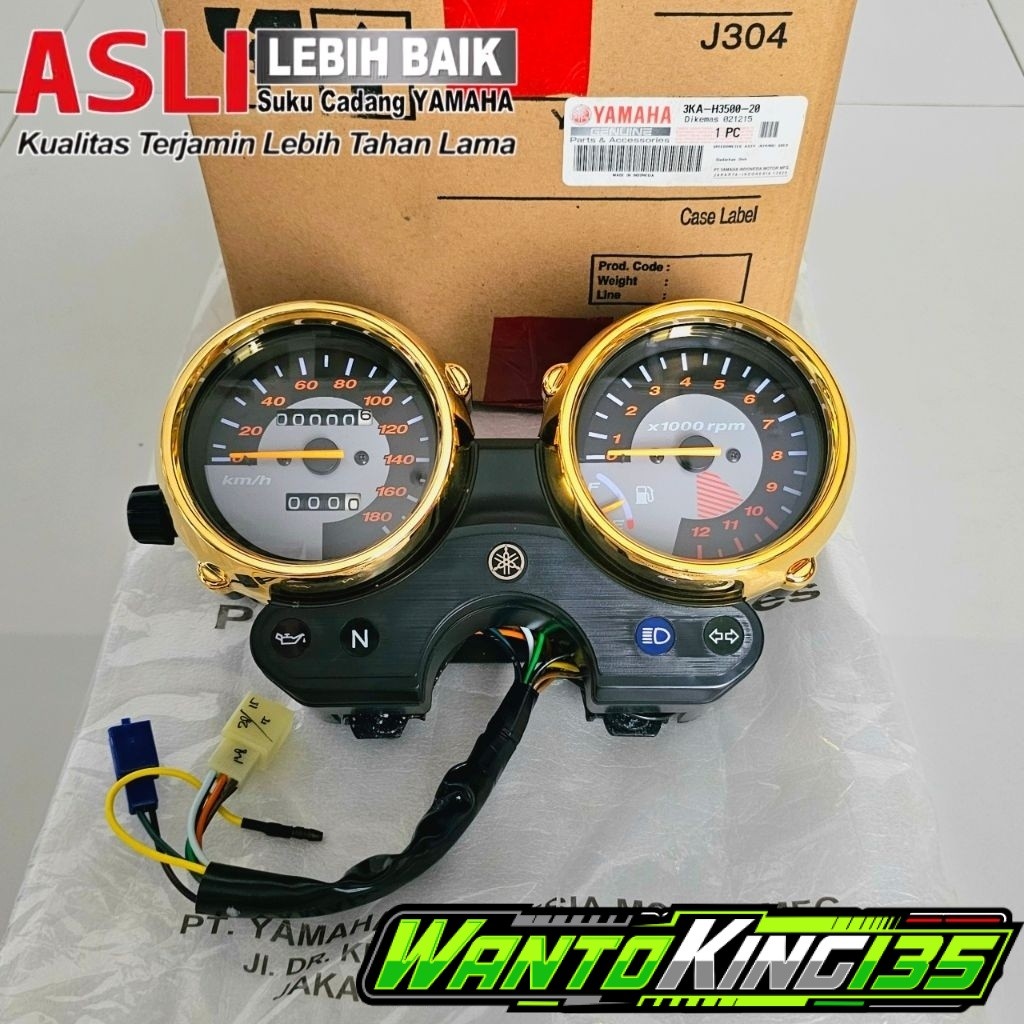 SPEEDOMETER ASSY RX KING GOLD SE 20TH 2003 ORIGINAL YAMAHA | 3KA-H3500-20