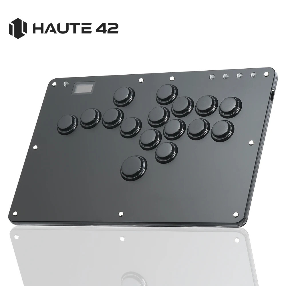 Haute42 Joystick Arcade Leverless Controller Hitbox Fightstick Untuk PC/PS4/PS5/Steam Fight Stick Ar