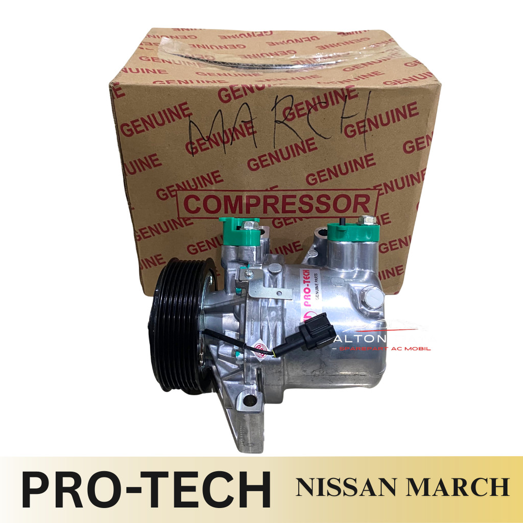 COMPRESSOR KOMPRESOR AC MOBIL NISSAN MARCH DATSUN GO PROTECH