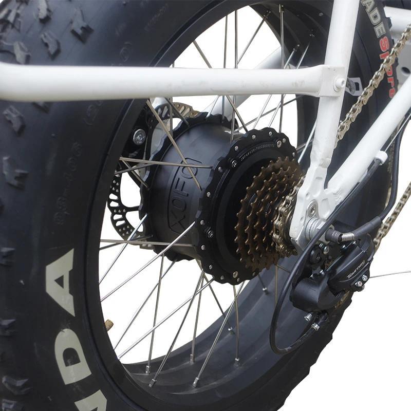 Fat Motor 48V 1000W Brushless Gear Rear Freewheel Motor for Fat Electric Bicycle Snow E-bike 170mm 1