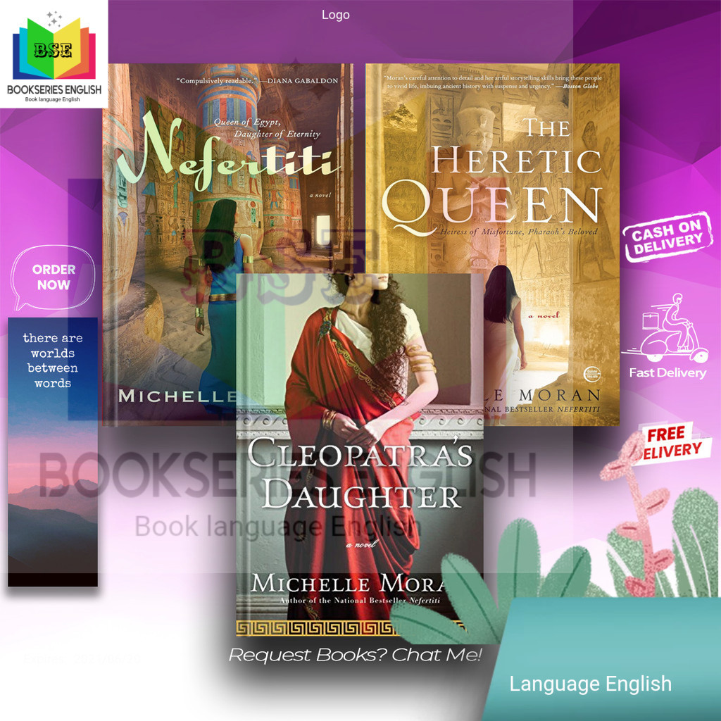 Nefertiti | The Heretic Queen | Cleopatra's Daughter - Michelle Moran (English)