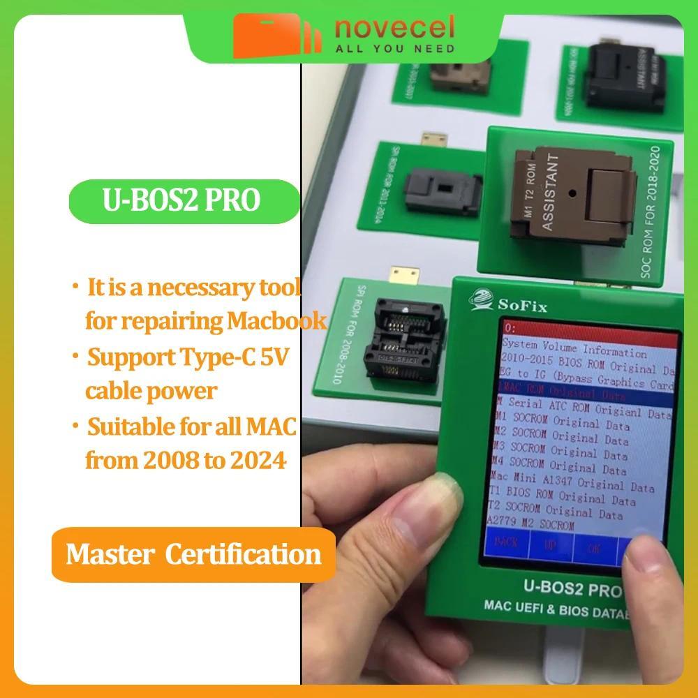 Sofix U-BOS2 Pro UEFI & BIOS Database Assistant untuk MacBook 2008-2024 M1 T2 M2 M3 M4 ATC ROM Chips