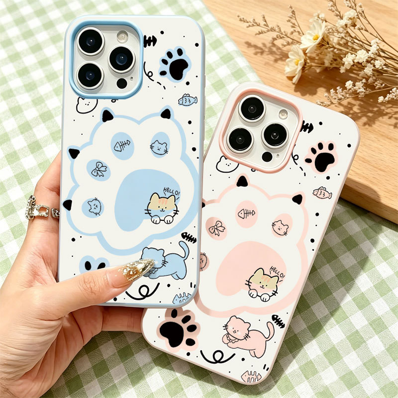 Filhote de gato entre as garras Case 2 in1 Case For OPPO A5X A5 Pro A3X A60 A18 A38 A78 A58 A57 2022