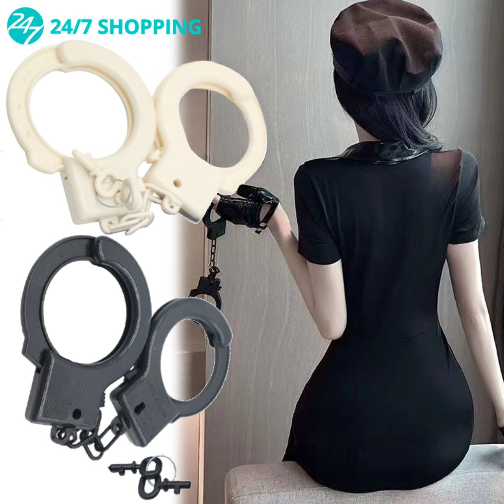Mainan Borgol Anak Handcuffs/Kunci Mainan Prank/Handcuffs Borgol Tangan Mainan Prank