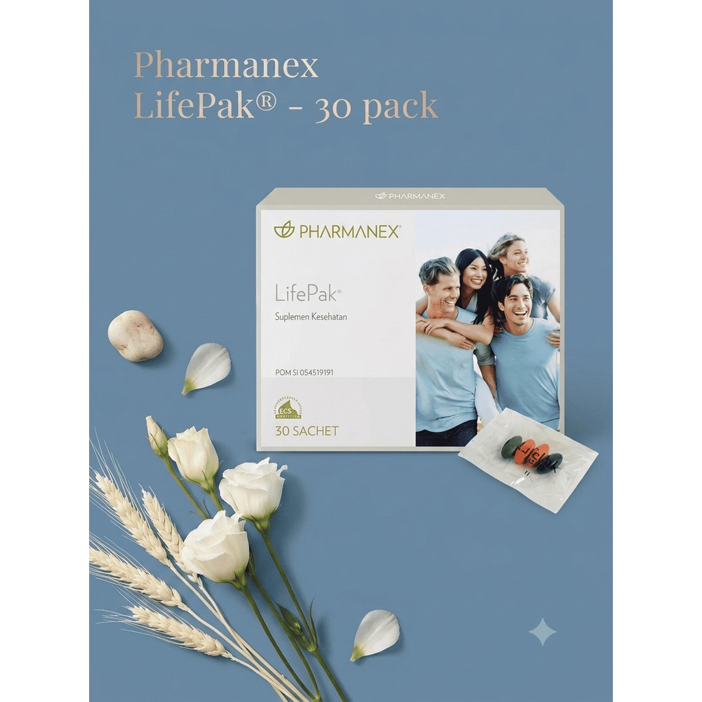 [ New! ORGNL ] Pharmanex LifePak 30 Sachet - Suplemen Vitamin & Mineral Lengkap Harian, Nutrisi Opti