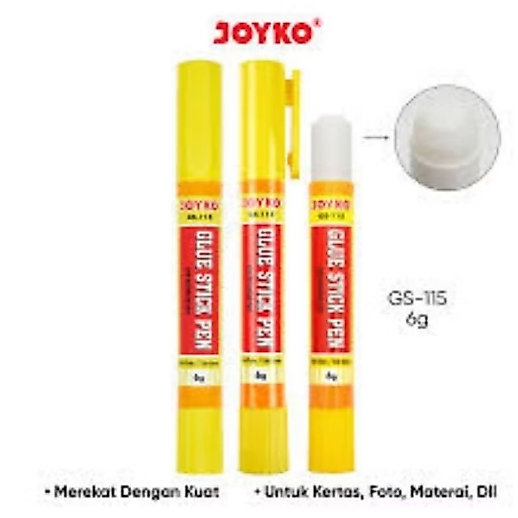 [12BH/ BOX] GLUE STICK JOYKO GS-115 6 GR / LEM STICK JOYKO GS115 / LEM STIK JOYKO 6GR