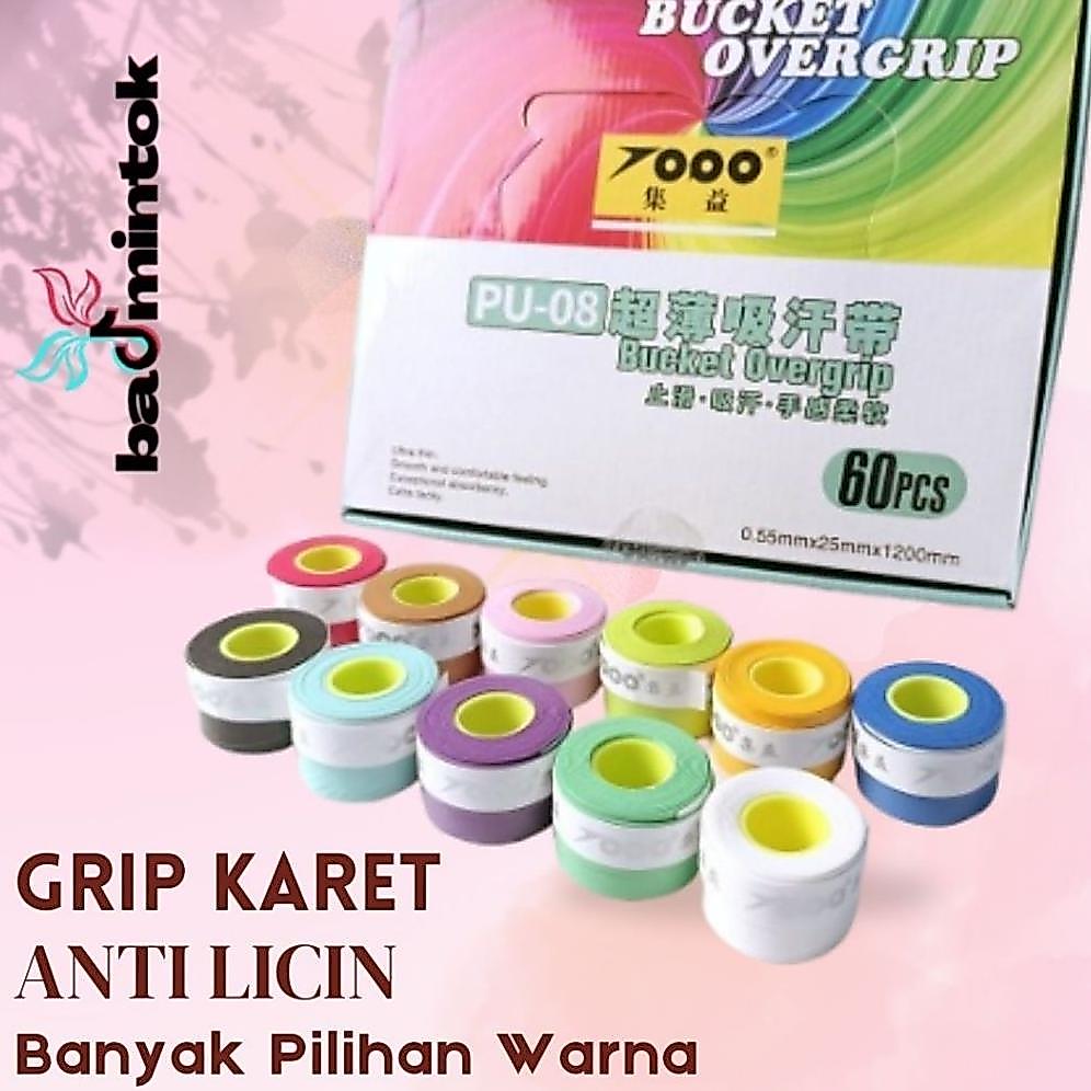 murah grip karet frasser - yunchi - polos - bintik dll fs untuk raket badminton bulutangkis tenis pa