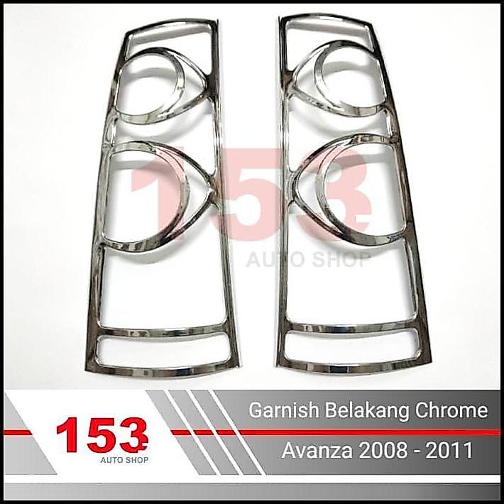Garnish Belakang Chrome Avanza/Xenia 2008 - 2011