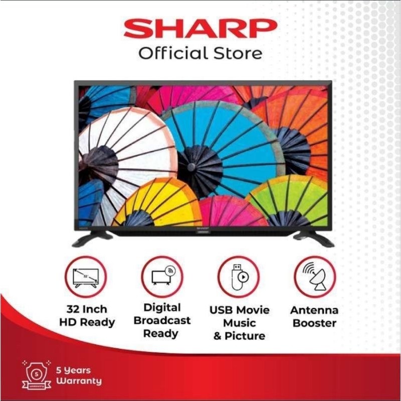 TP DIGITAL TV 32 INCH SHARP/DIGITAL TV SHARP 32 INCH NEW SERIES