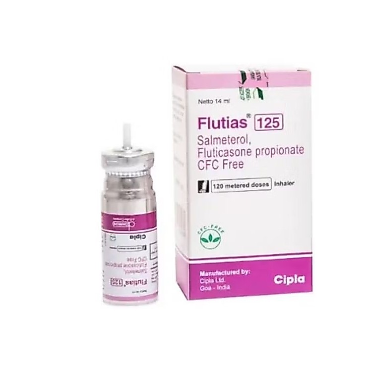 Flutias 125 mcg Inhaler semprot