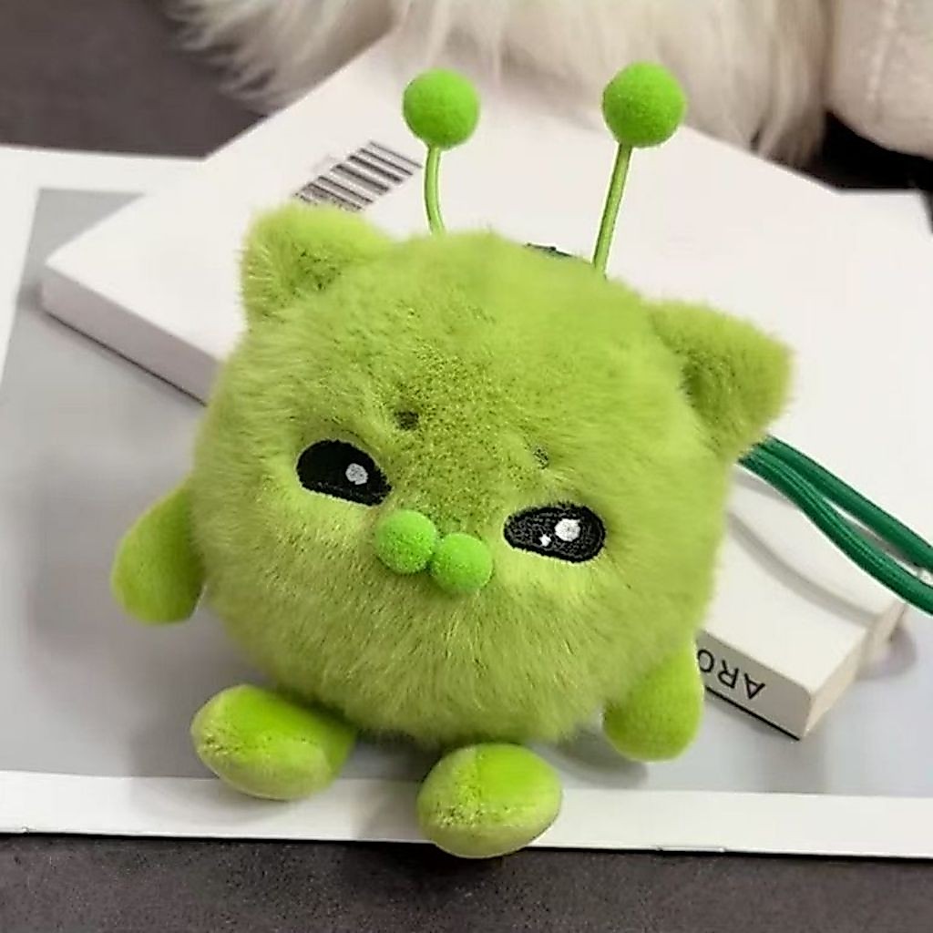 PREORDER Boneka HAKIMI Alien Hijau Lucu | Plushie Eggy Party Imut | Gantungan Tas Boneka Kucing Unik