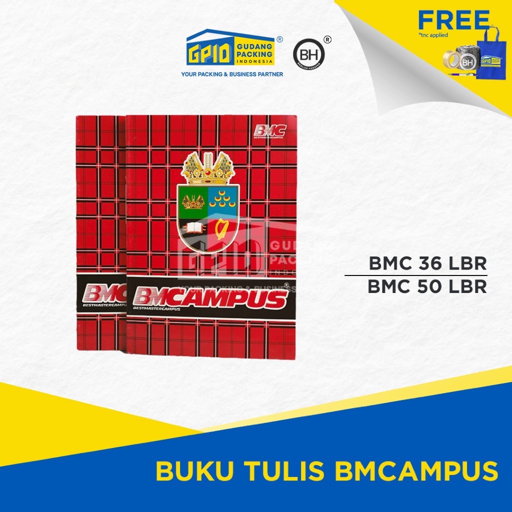 BMCampus - Buku Tulis 36/50 Lembar